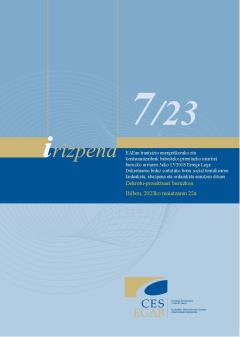 Irizpena 7/23 maiatzaren 22koa, EAan trantsizio energetikorako eta kontsumitzaileak babesteko premiazko neurriei buruzko urriaren 5eko 15/2018 Errege Lege Dekretuaren bidez ...